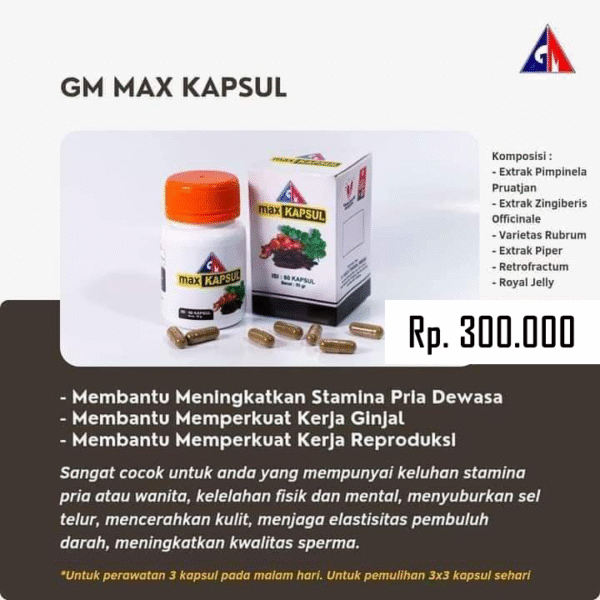 GM Max Kapsul